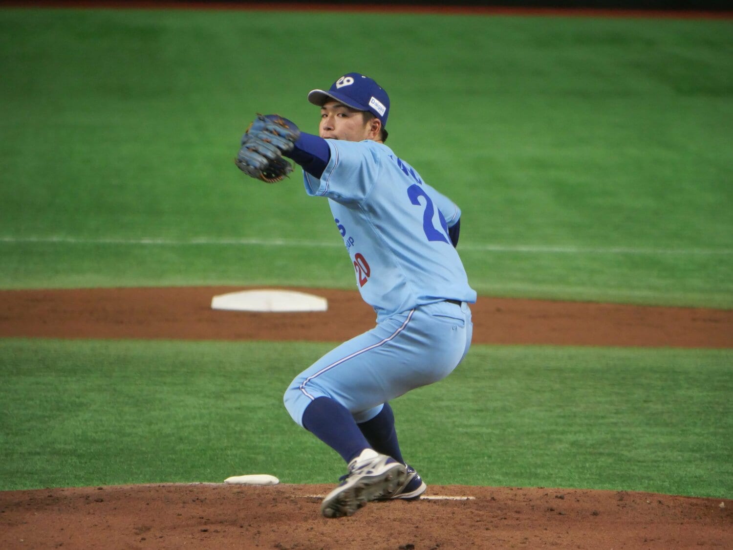 ドラフト候補の1人でもある河野佳投手（大阪ガス）©︎PPAB-lab.