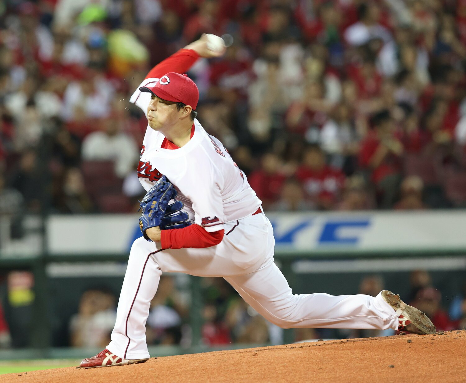 10月5日、ヤクルト戦での最後の勇姿 ©JIJI PRESS