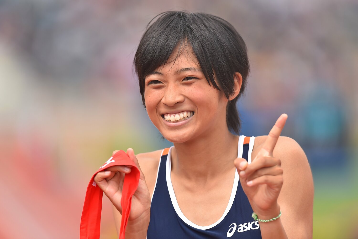 高校では1年時に800ｍ、3年時に1500ｍでインターハイを制した　©AFLO