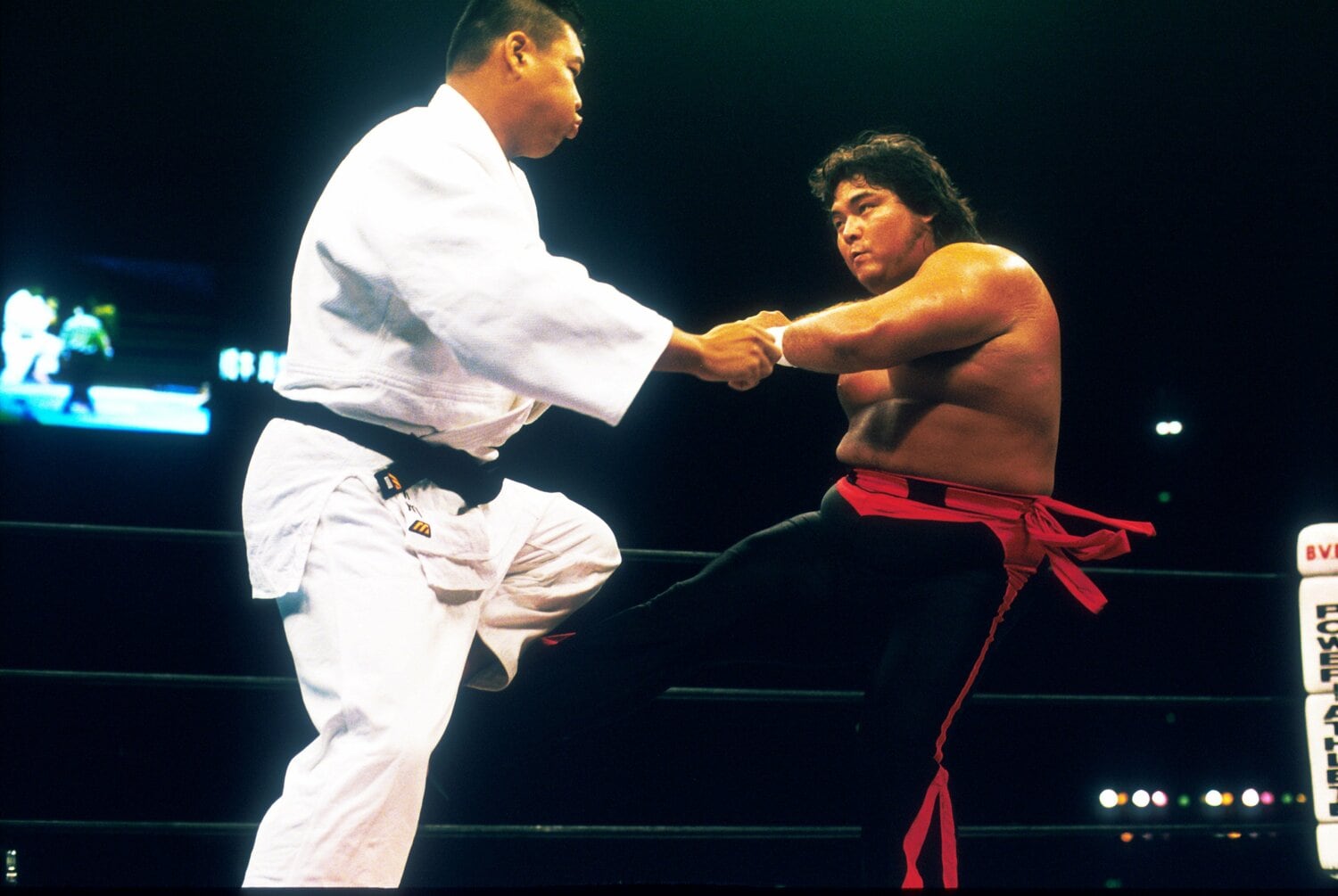 バルセロナ五輪銀メダルの小川直也は橋本真也と戦った　©Essei Hara