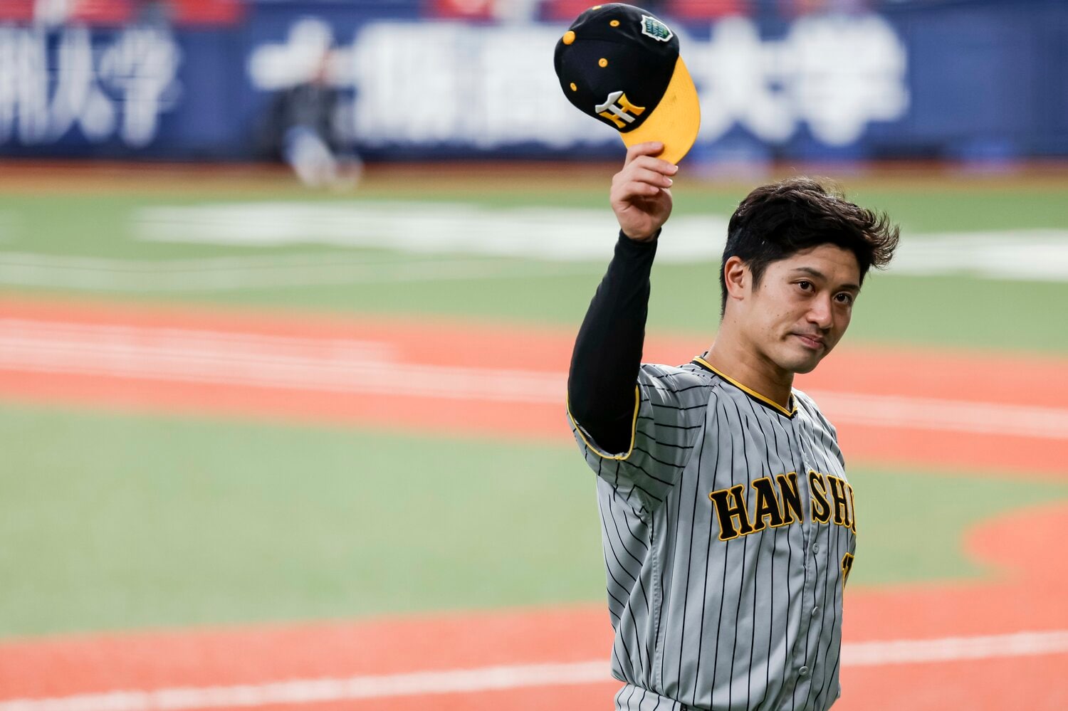 夏以降はタイガースのスタメンマスクを被り続けた今季の坂本　©︎Kiichi Matsumoto