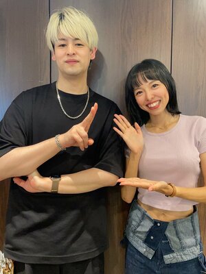同い年のはとこが店長を務める美容院で髪を切ってもらった時の一枚 写真は本人ツイッター(現在はX)より