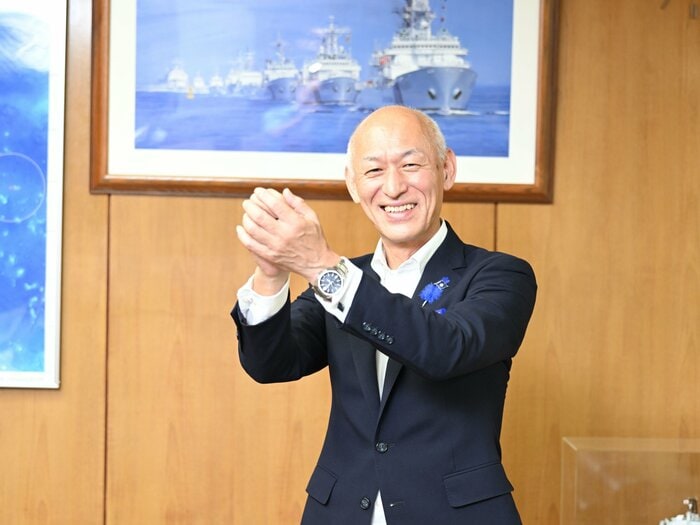 国も野球も「守りから入れ」！ 剛球始球式の海上保安庁・瀬口良夫長官が高校野球に学んだこと…「あのとき恐怖心で登板しなかった後悔が原動力」＜Number Web＞ photograph by Keiji Ishikawa