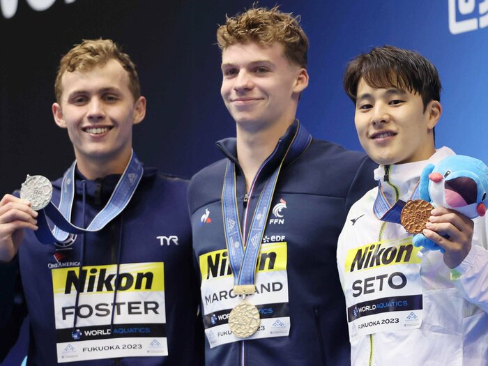 「大也がこんなに弱いと思いませんでした」“あの”東京五輪から2年…瀬戸大也の反骨心をよみがえらせた「ある出来事」<世界水泳で銅メダル><Number Web> photograph by JIJI PRESS
