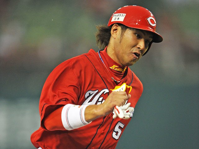 練習着/カープ栗原健太/背番号5番 練習着/カープ栗原健太/背番号5番 - メルカリ