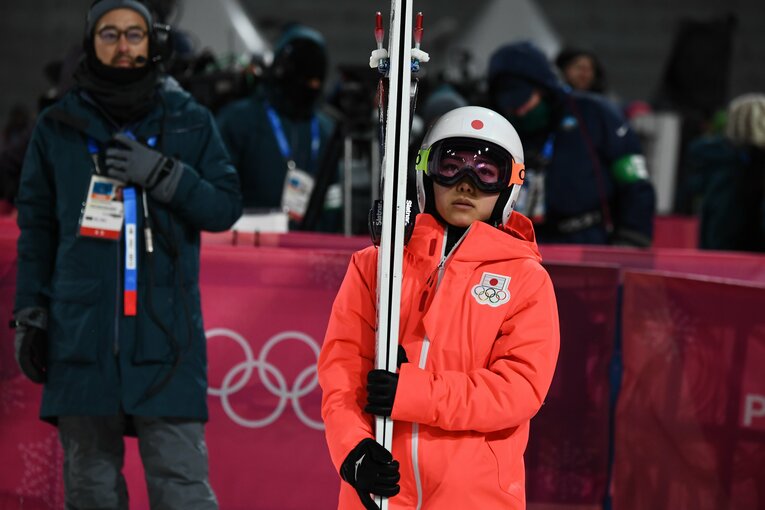 【高梨沙羅の軌跡】2018年、平昌五輪（右にスワイプすると写真は続きます）　©Asami Enomoto/JMPA