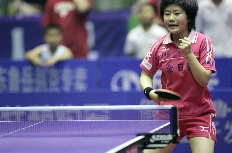 福原愛 ／ photograph by Sports Graphic Number