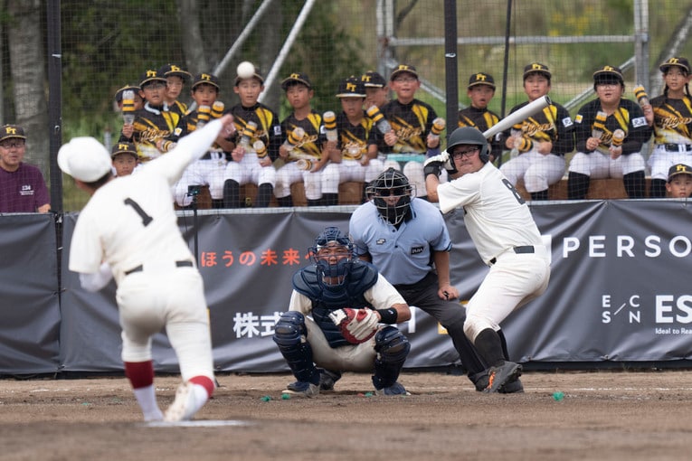 駒大苫小牧の主将だった本間篤史と、斎藤佑樹の対決 ©Masaki Fujioka