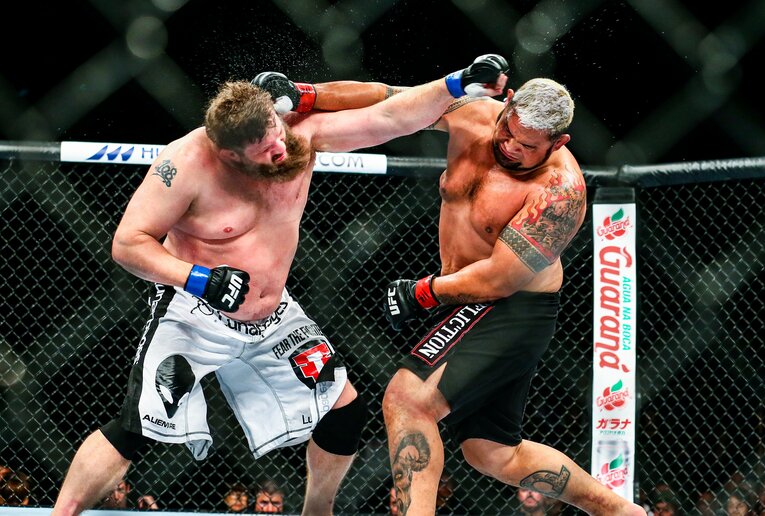 2014年9月、マーク・ハントvs.ロイ・ネルソン　©Susumu Nagao