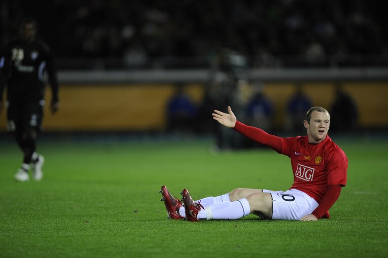2008FIFAクラブワールドカップ決勝のルーニー　©︎Takuya Sugiyama