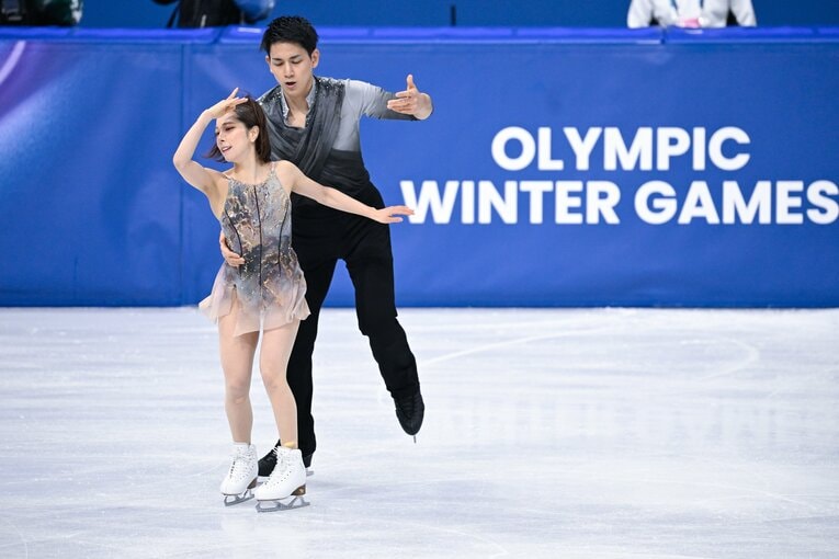 団体戦フリーで世界歴代3位の155.55点をマークしたりくりゅうペアの圧巻の演技　©Asami Enomoto／JMPA