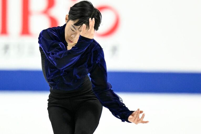 NHK杯フリーにて　©Asami Enomoto