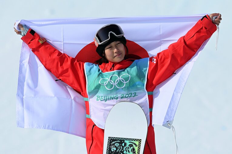 冬季五輪で日本女子史上最年少のメダリストとなった村瀬　©Getty Images