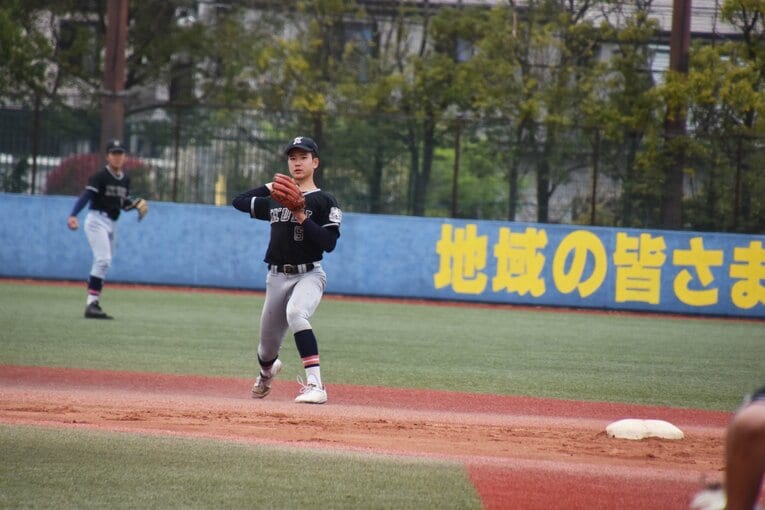 遊撃手の好素材・山田脩也。投手としても最速144キロをマークする　©Takahiro Kikuchi