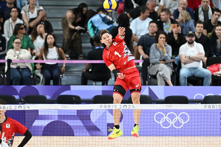 西田有志（パリ五輪 ドイツ戦）©︎Kaoru Watanabe/JMPA