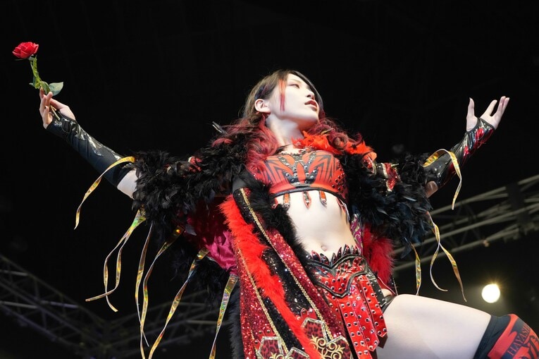 7月23日の『5★STAR GP』開幕戦。林下詩美の入場