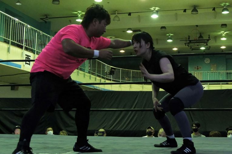 公開スパークリングの様子