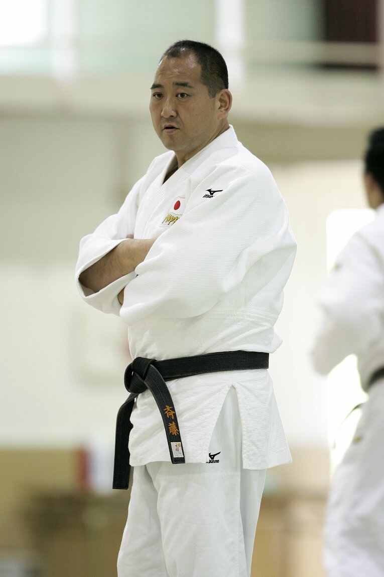 全日本で監督を務めていた頃の斉藤仁（2005年）©︎Takuya Sugiyama