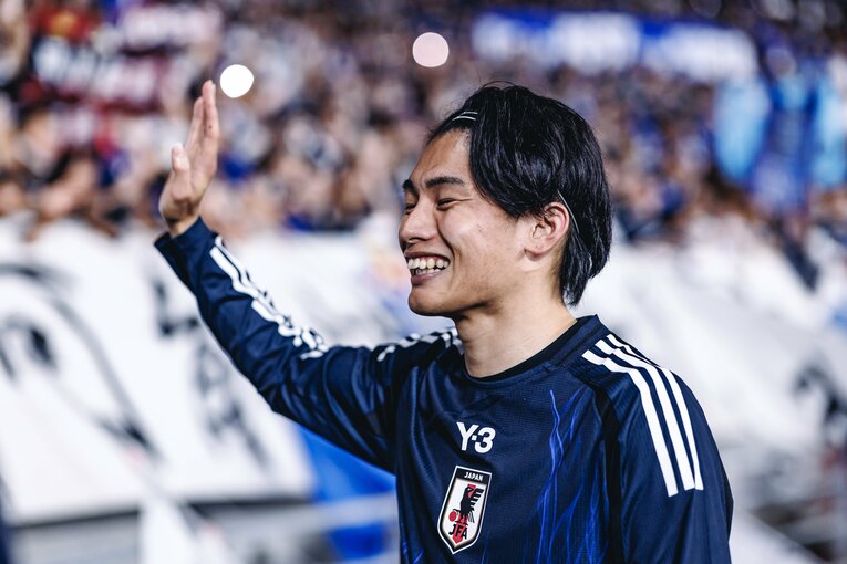 【上田綺世レア写真集／20枚超】ブラジル戦での上田…写真はまだまだ続きます　©Kiichi Matsumoto