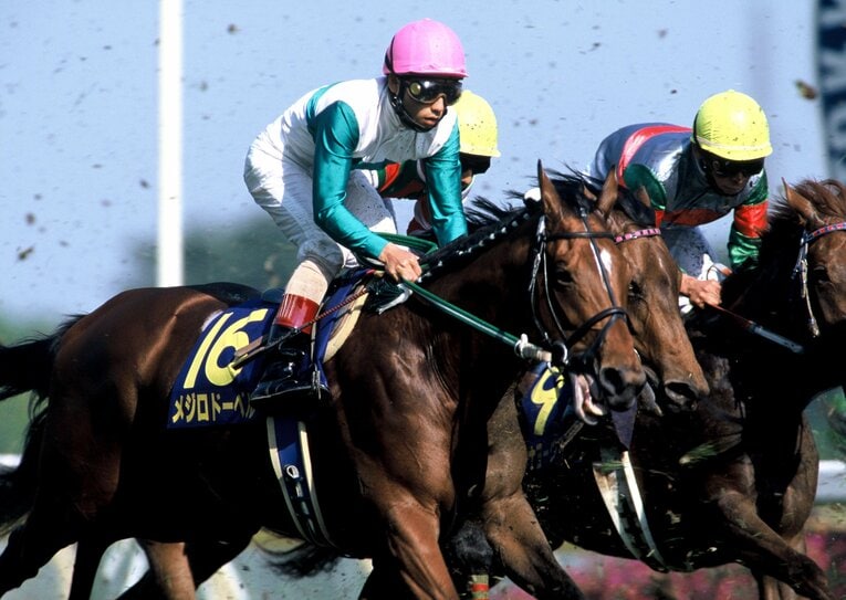 1997年のオークスなどGIを5勝したメジロドーベルもメジロライアンの初年度産駒だ　©Tomohiko Hayashi