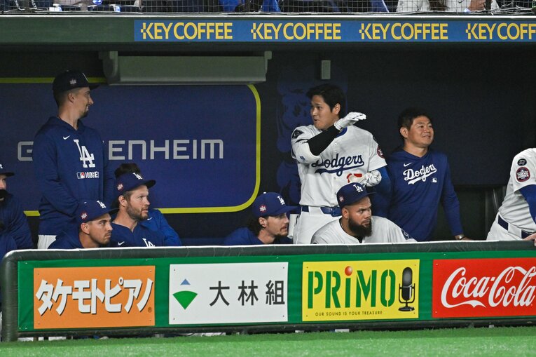 「天井当たった？」大谷さんドヤ顔→ポカン顔HRの一部始終（全11枚の8枚目）　©Nanae Suzuki