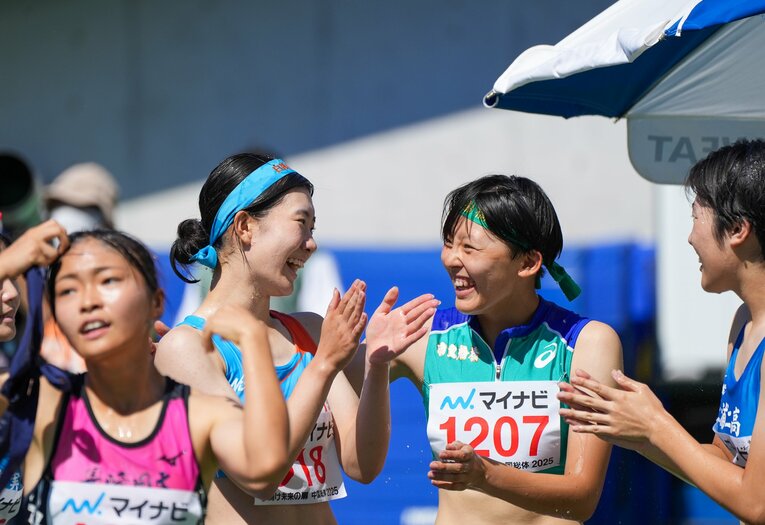 レース後には笑顔も　©Satoshi Wada