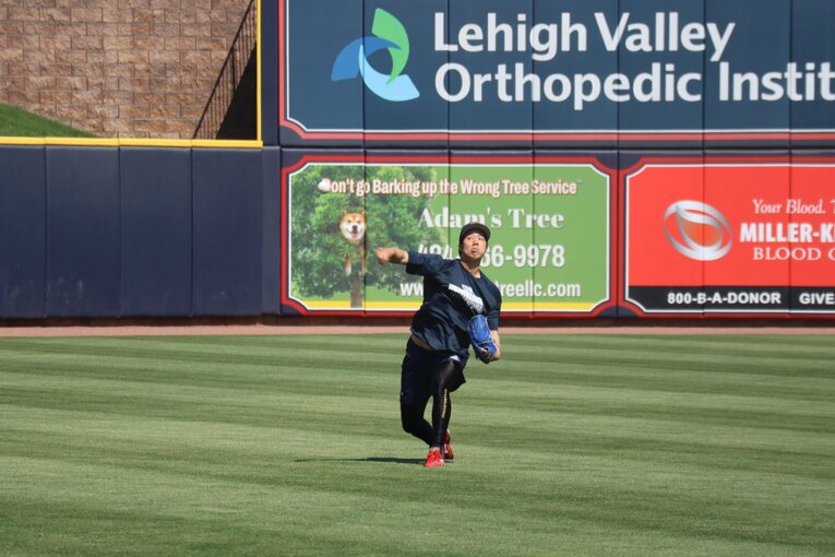 汗を流す青柳　©︎Yuki Yamada