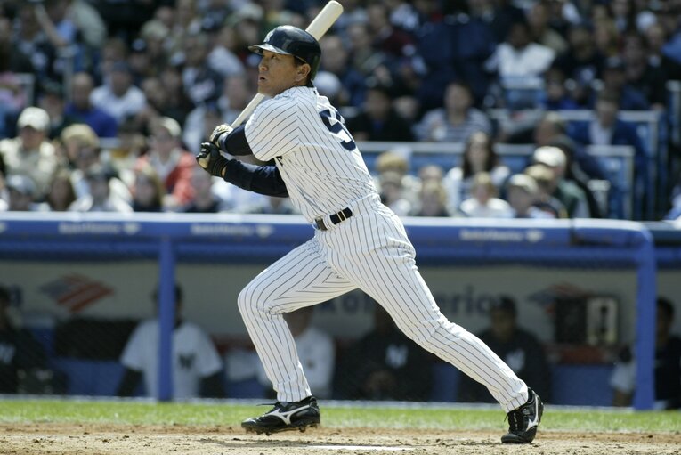 メジャーリーグ1年目は16本塁打を放った松井秀喜　©Getty Images