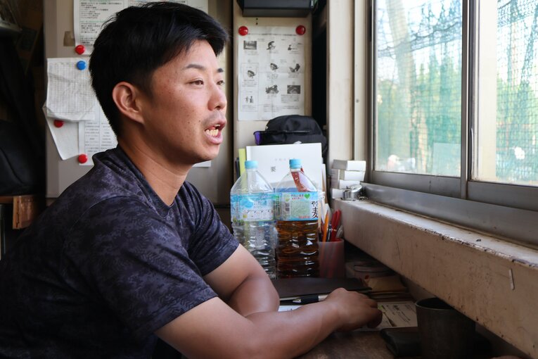 現在、福井工大福井高の監督を務める白水健太　©Fumi Sawai