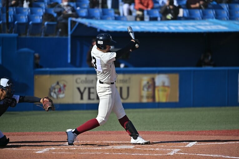 ファースト・佐藤夢樹（2年）　©Hideki Sugiyama