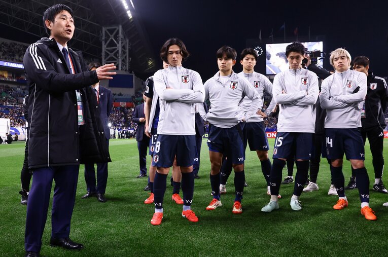 森保一監督の日本代表におけるチーム作りは広く知られつつある。そこで本番のW杯で結果を出せるか否かに、トルシエは注目している ／ photograph by JFA/AFLO