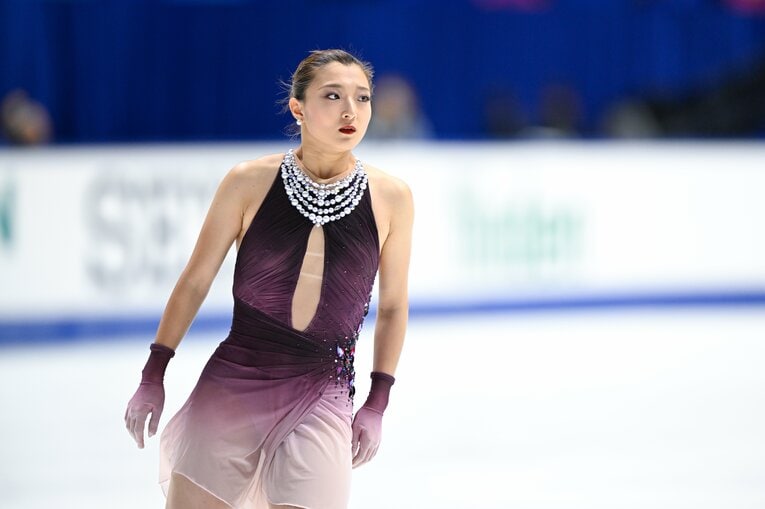 NHK杯で圧巻の演技を見せ、優勝を果たした坂本花織　©Asami Enomoto