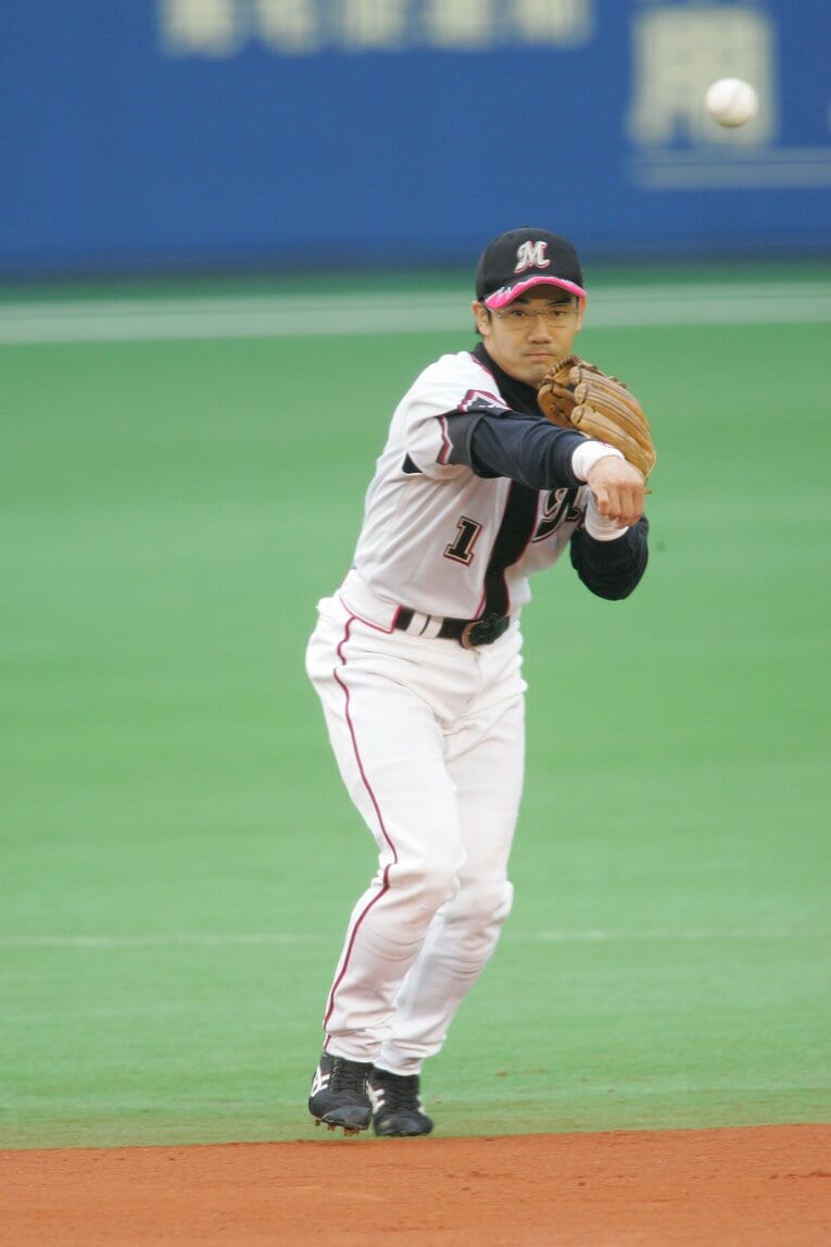 ショートとして長年活躍した小坂誠（ロッテほか）。2010年に現役引退 ©Hideki Sugiyama