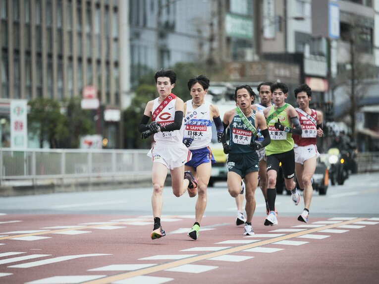 「今回、1区を走った藤田（大智、3年）の調子がよかったので、復路の7区に使うつもりでいました」　©Yuki Suenaga