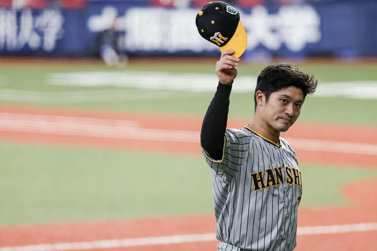 夏以降はタイガースのスタメンマスクを被り続けた今季の坂本　©︎Kiichi Matsumoto