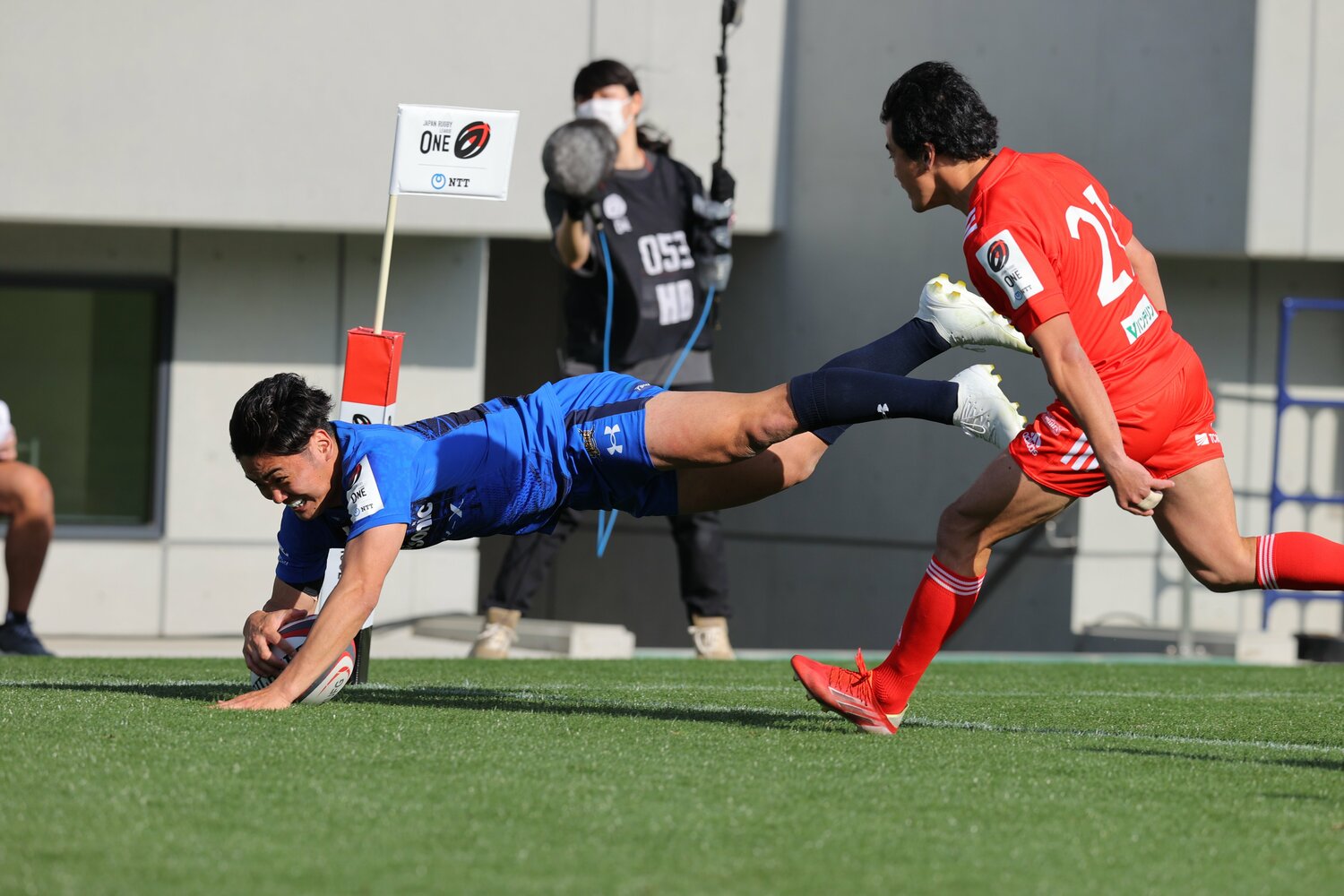 日本代表候補に選出されたWTB竹山晃暉(埼玉パナソニックワイルドナイツ)©︎JRLO