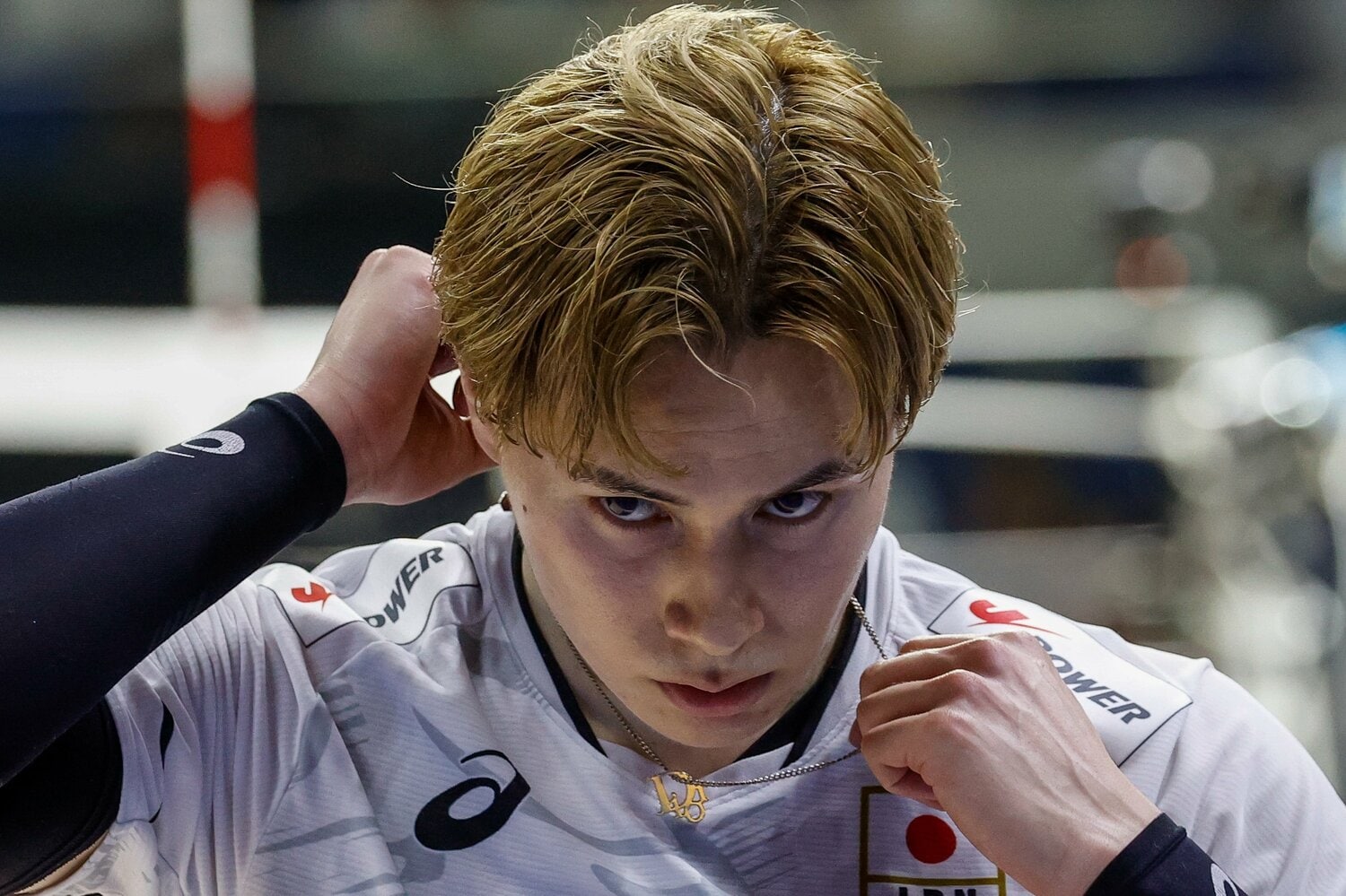 なかなか噛み合わなかった歯車にジレンマを抱えていた高橋藍 ©︎Mark Fredesjed Cristino/Getty Images