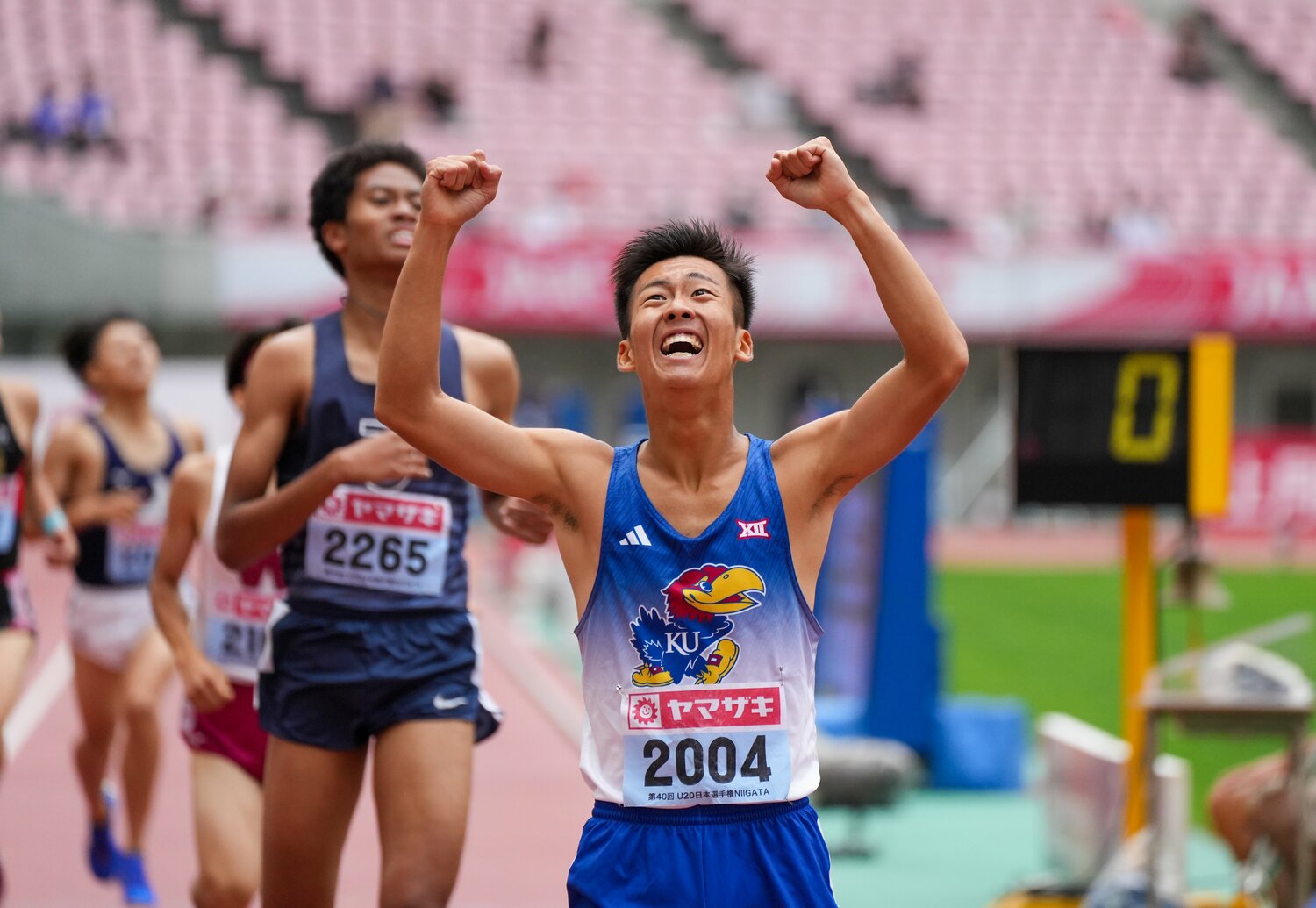 箱根常連校のスピード自慢たちも一蹴　©Satoshi Wada