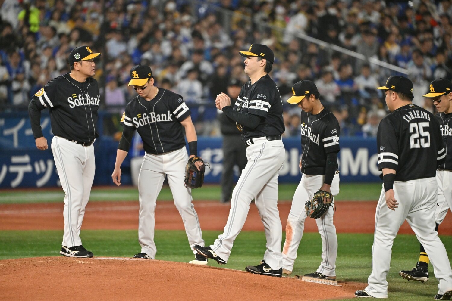 第6戦先発・有原は、初戦の好投の再現ならず　©Hideki Sugiyama