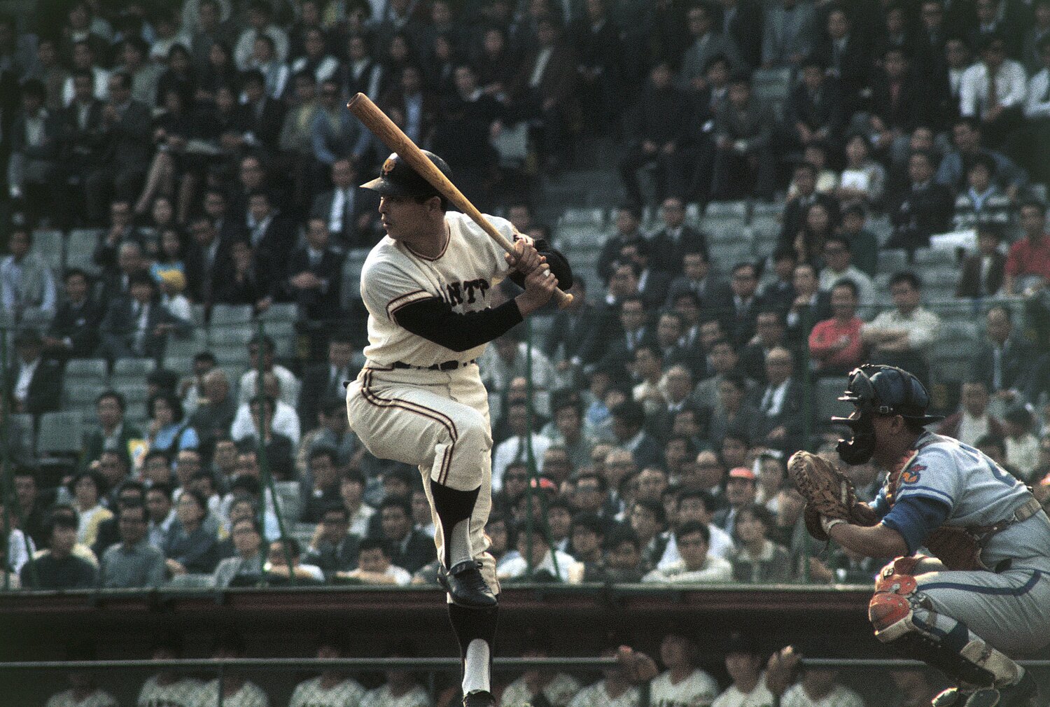 現役時代の王貞治 ©JIJI PRESS