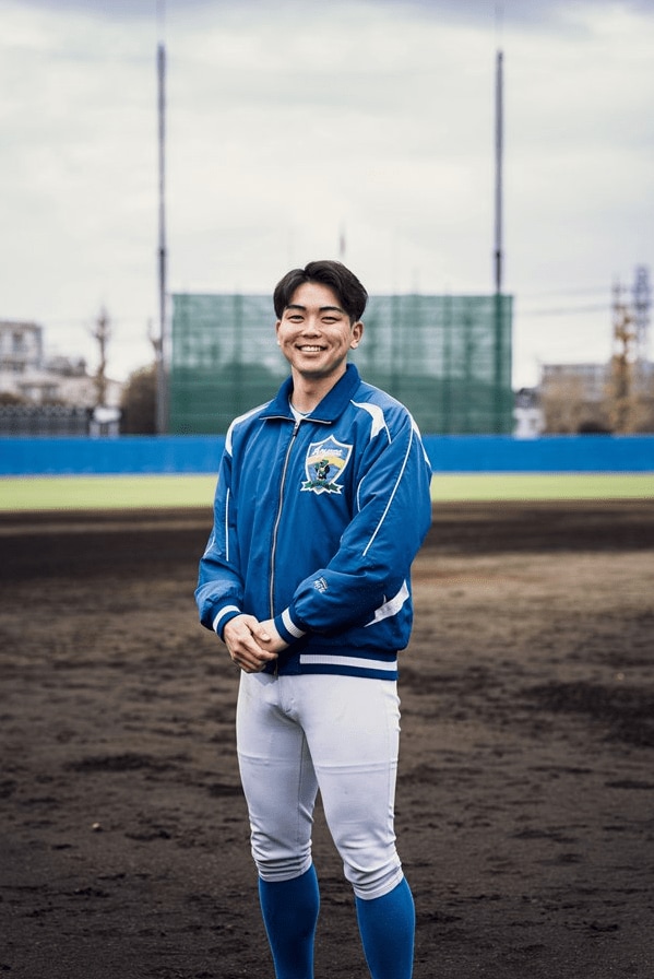 中西聖輝（なかにし・まさき）／2003年12月18日生、奈良県出身。智辯和歌山高では2年秋から主力投手。3年夏の甲子園で優勝投手に輝いた。青学大進学後、3年秋に先発の柱として台頭。明治神宮大会でも好投を見せ、大学四冠に貢献した。182cm、90kg　©Shiro Miyake