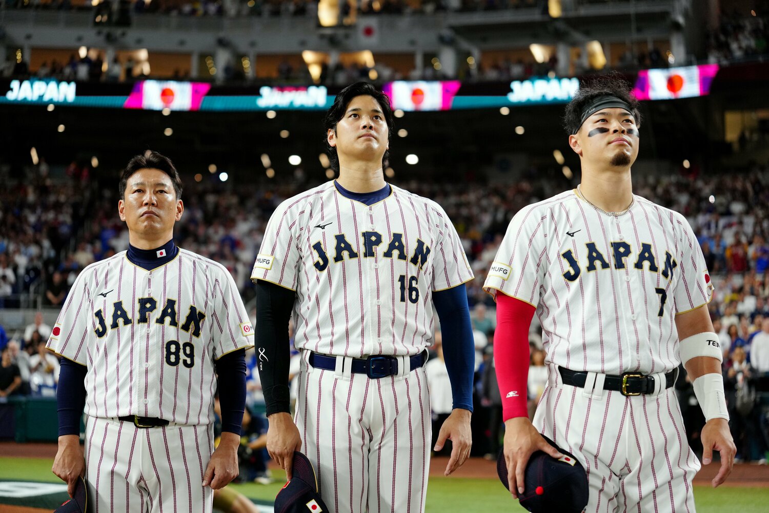 WBCでの大谷、佐藤 ©Getty Images