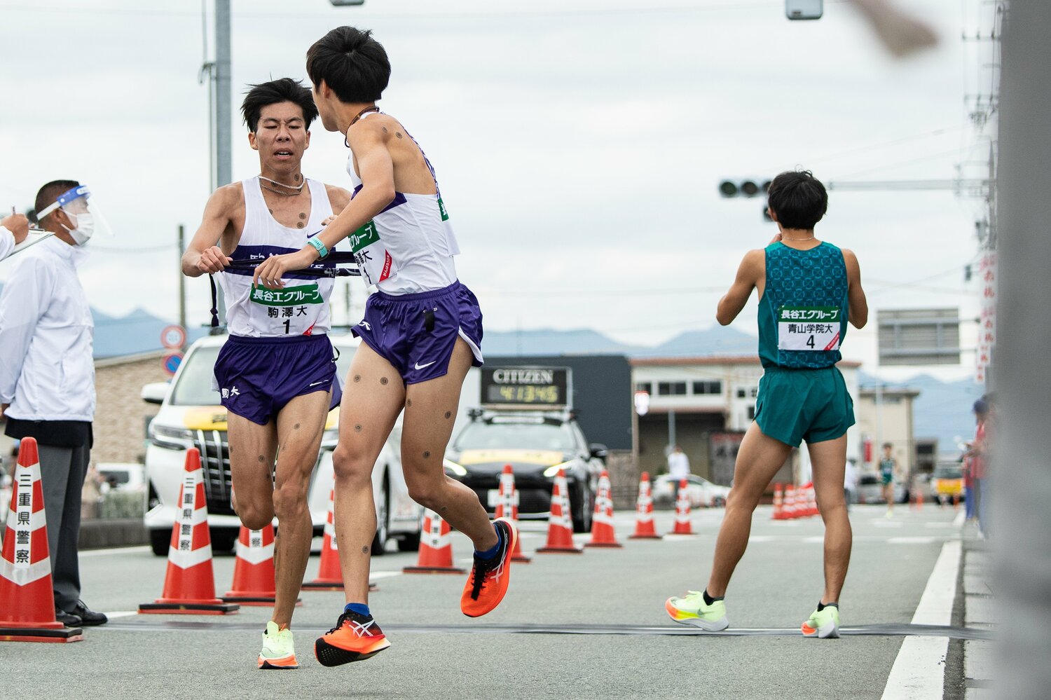 全日本大学駅伝での田澤　©Nanae Suzuki