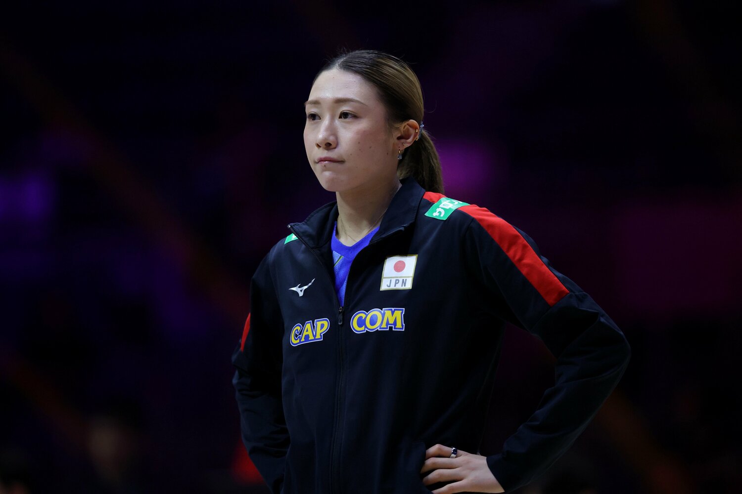 予選ラウンドではなかなか調子が上がらなかった石川真佑　©︎JVA/AFLO