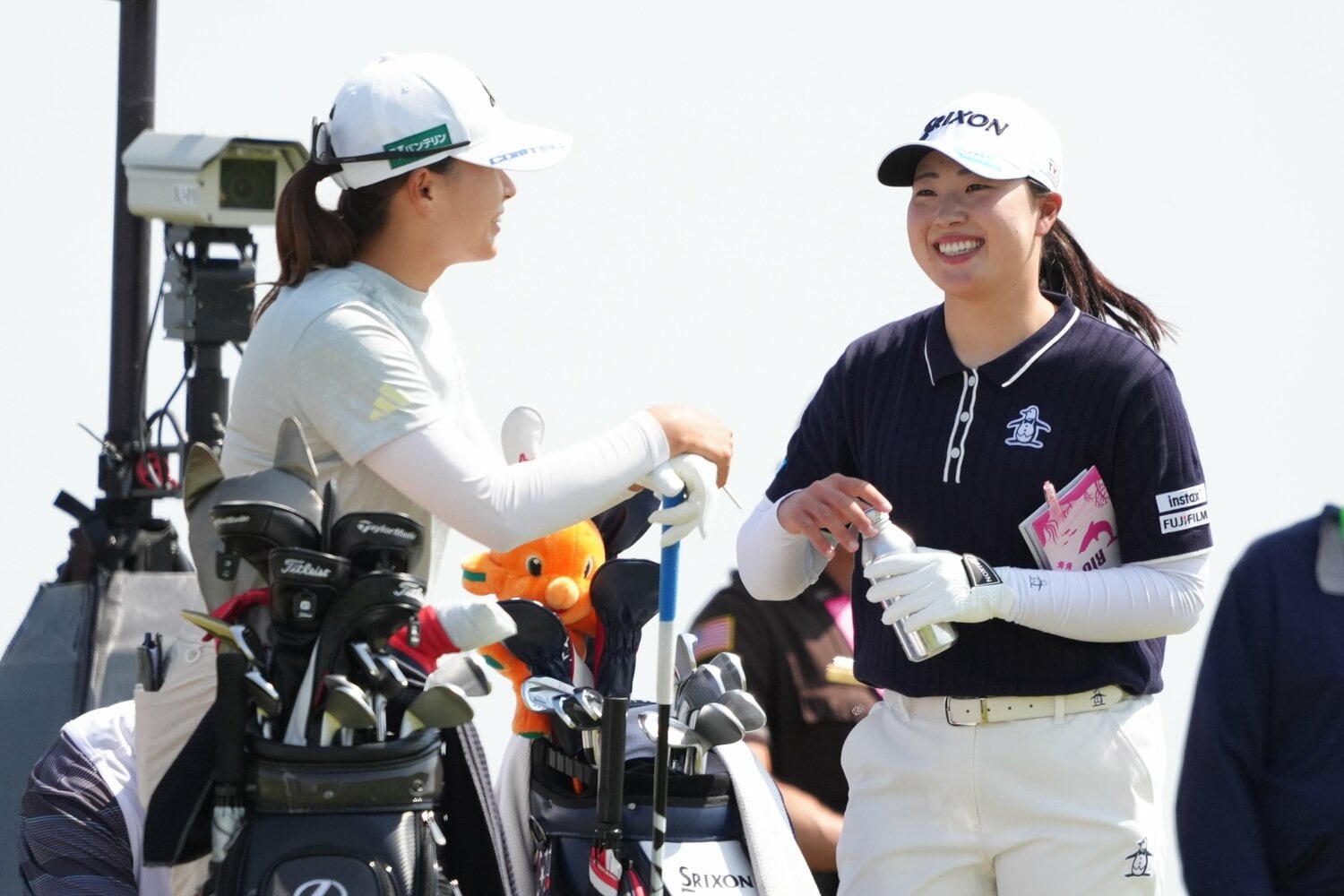 全米女子オープンで渋野日向子（左）と初めて同組でプレーした竹田麗央　©︎Shizuka Minami