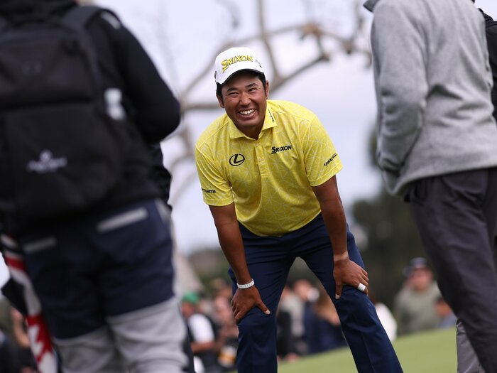 笑顔のワケは“賞金6億円”だけじゃない？…松山英樹「苦悩の763日」マスターズ優勝よりブランクが長く感じた理由〈30代初優勝〉＜Number Web＞ photograph by ZUMA Press/AFLO