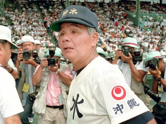 高校野球“消えた名門公立校”沖縄水産のナゾを追う「飲酒、喫煙は当たり前」超ヤンキー高校がなぜ甲子園の常連に？「賛否両論の名将」栽弘義の正体＜Number Web＞ photograph by Sankei Shimbun