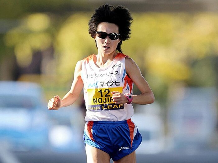 脱・実業団で世界を目指す異色ランナー野尻の挑戦。~スキーから女子マラソンの道へ~<Number Web> photograph by KYODO