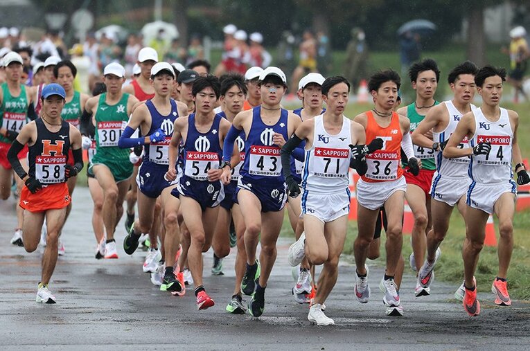 10月23日に開催される箱根駅伝予選会。上位10校が来年1月に開催予定の本戦出場権を得る ／ photograph by JMPA
