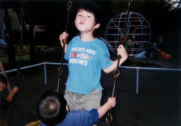 幼少期の堀米雄斗（父・亮太さん提供）